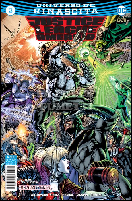 JUSTICE LEAGUE AMERICA # 40 - JUSTICE LEAGUE AMERICA 2 - RINASCITA